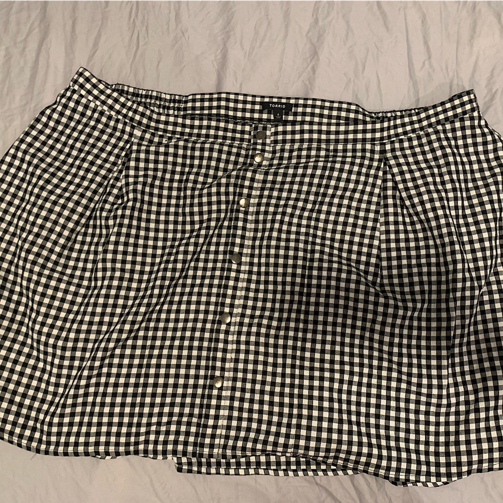 Cute plaid skater skirt